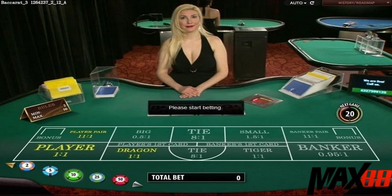 Mỗi phiên bản baccarat online MAX88 mang tới nhiều kèo hay riêng