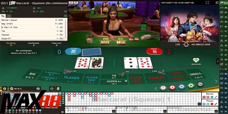 Live casino Max88 cung cấp nhiều kèo mới thú vị
