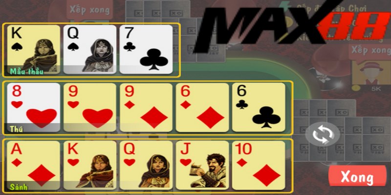 Khi trải nghiệm binh Xập Xám anh em cần chú ý rèn luyện cách xếp bài