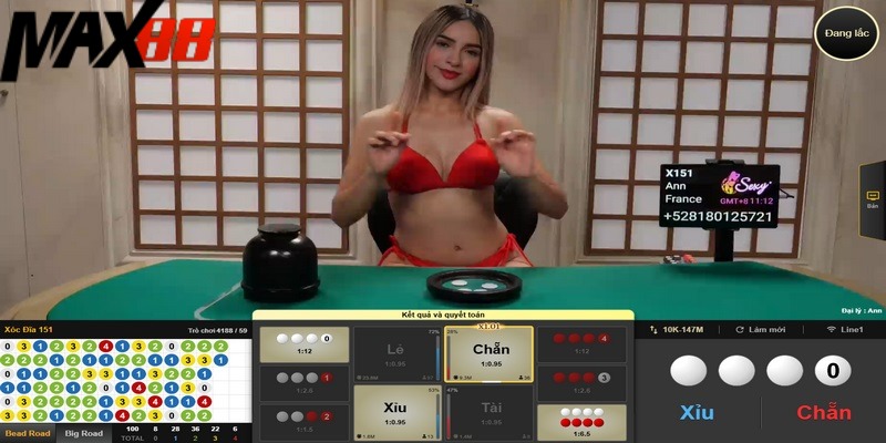 Bảng vị xóc đĩa online Max88 cung cấp gợi ý soi kèo hiệu quả